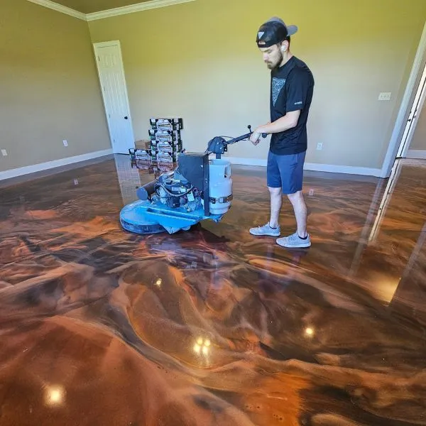 Metallic flooring system Sarasota County