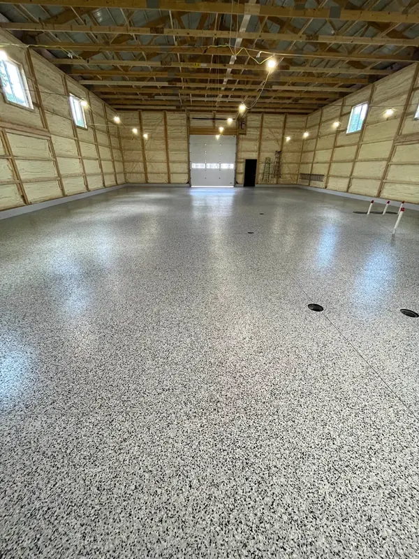 Commercial flake floor coating Sarasota County